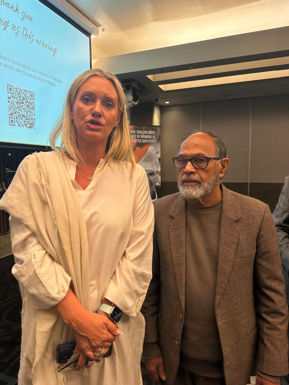 At the fundraising program for The Fred Hollows Foundation organised by the Pakistan Australia Association