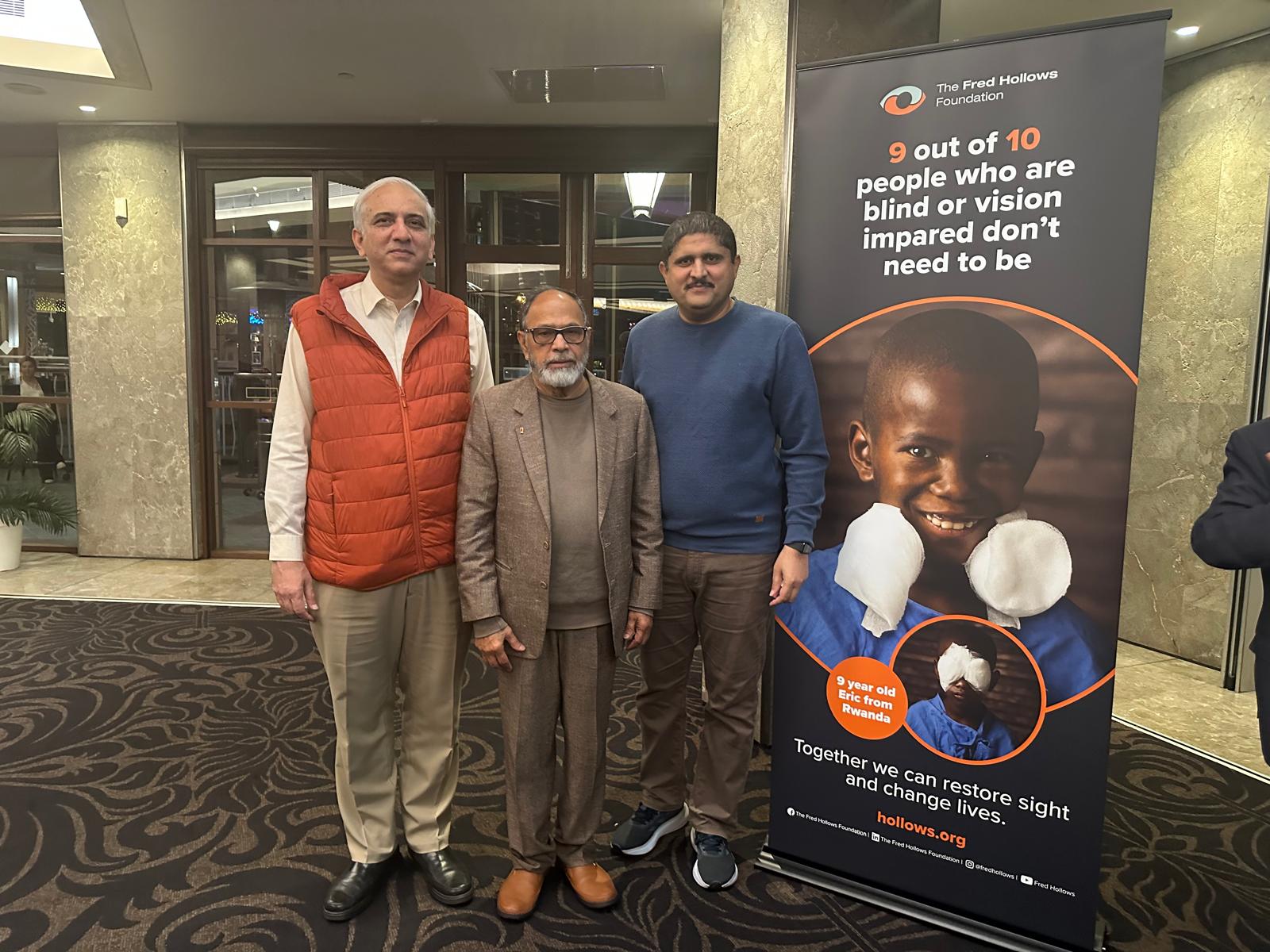 At the fundraising program for The Fred Hollows Foundation organised by the Pakistan Australia Association