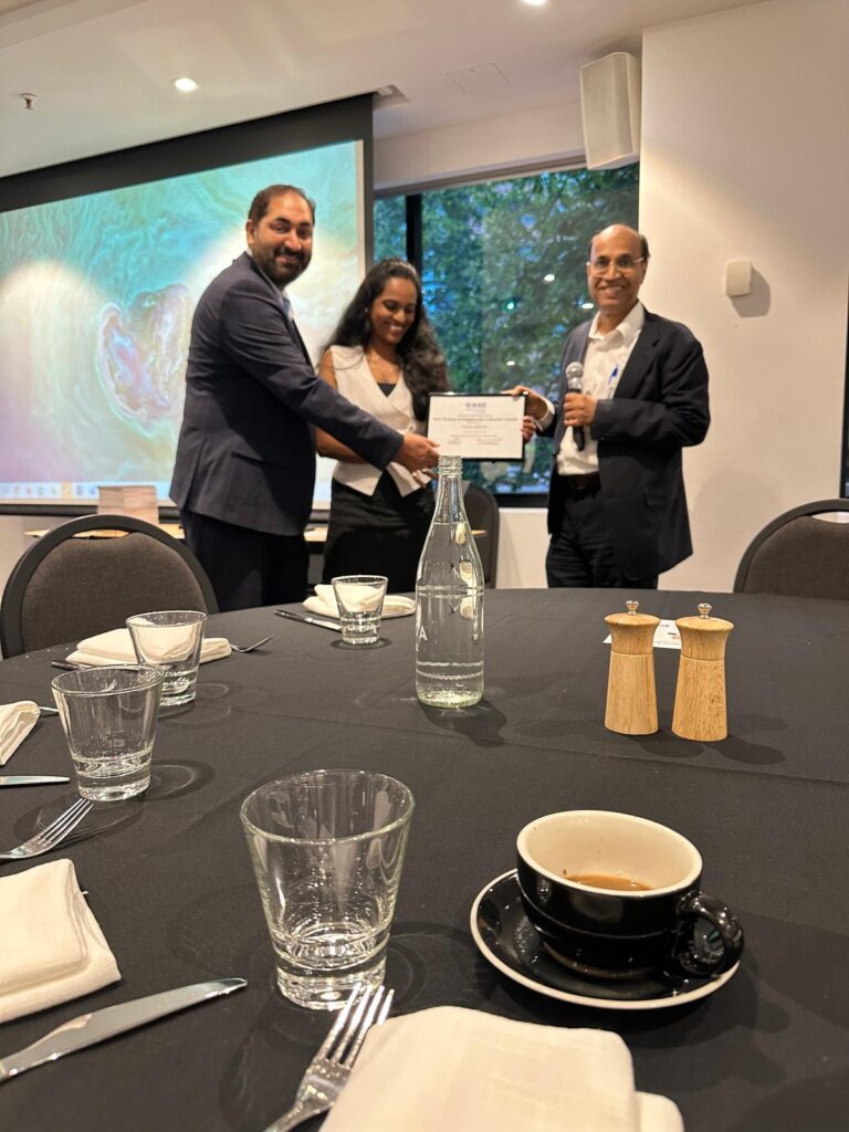 At the IEEE Annual General Meeting and function at the Rydges Hotel, Sydney