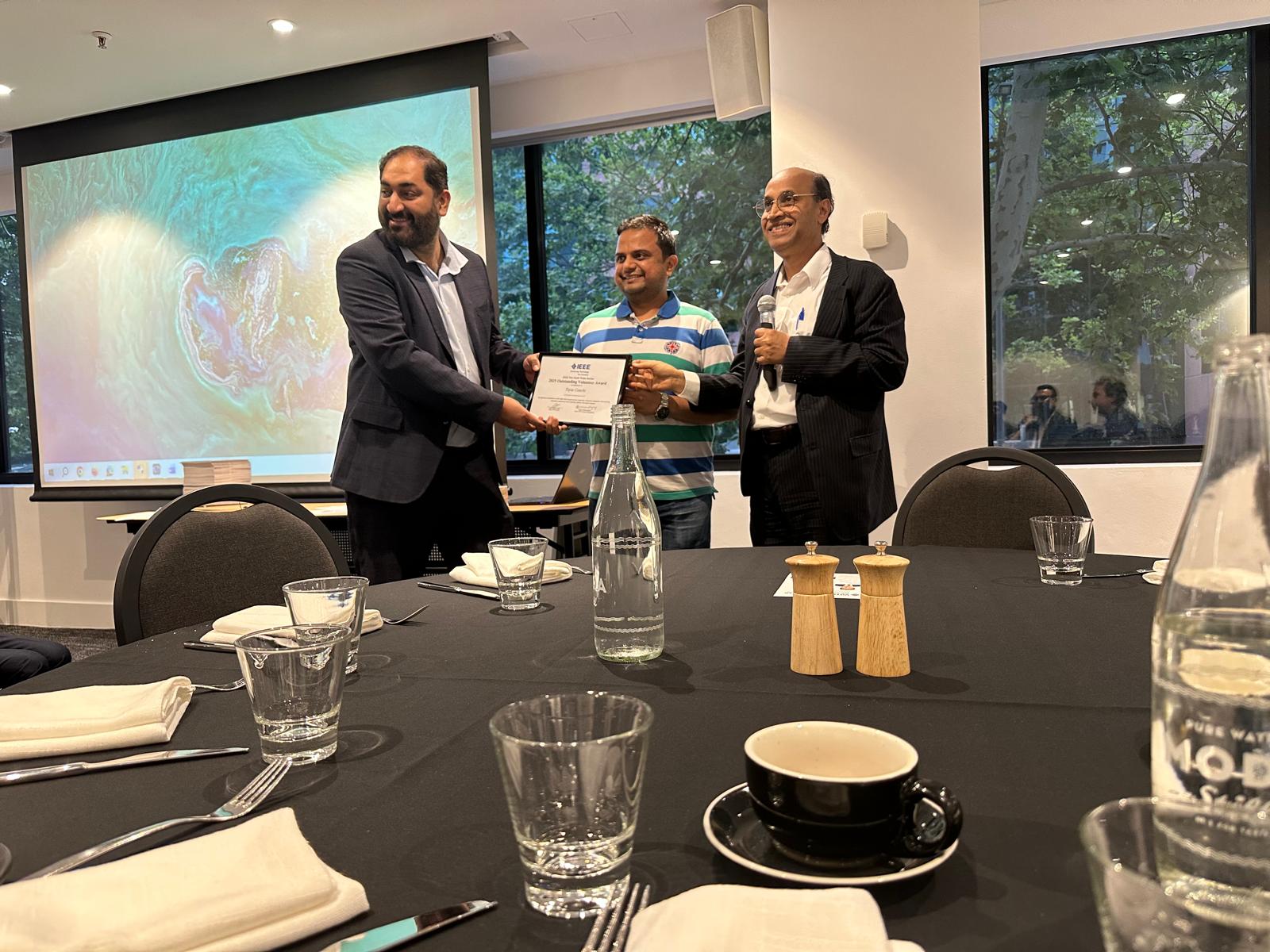 At the IEEE Annual General Meeting and function at the Rydges Hotel, Sydney