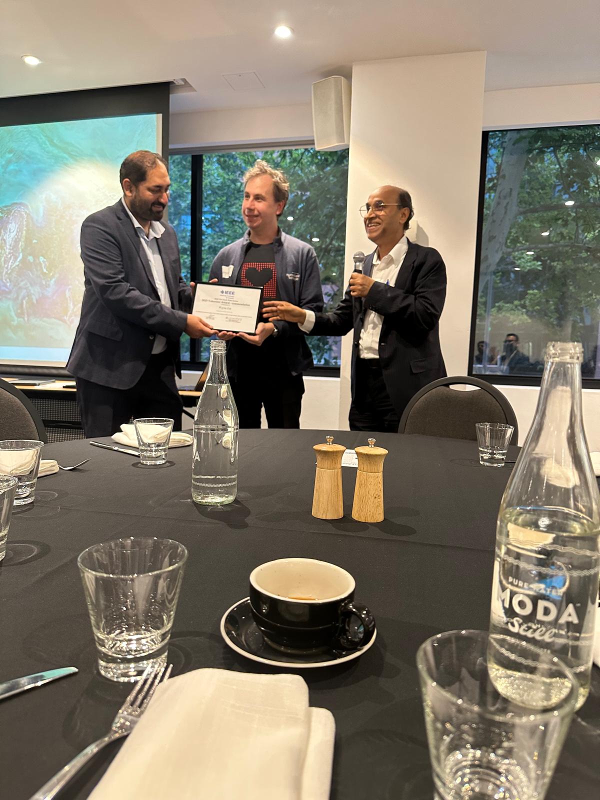 At the IEEE Annual General Meeting and function at the Rydges Hotel, Sydney