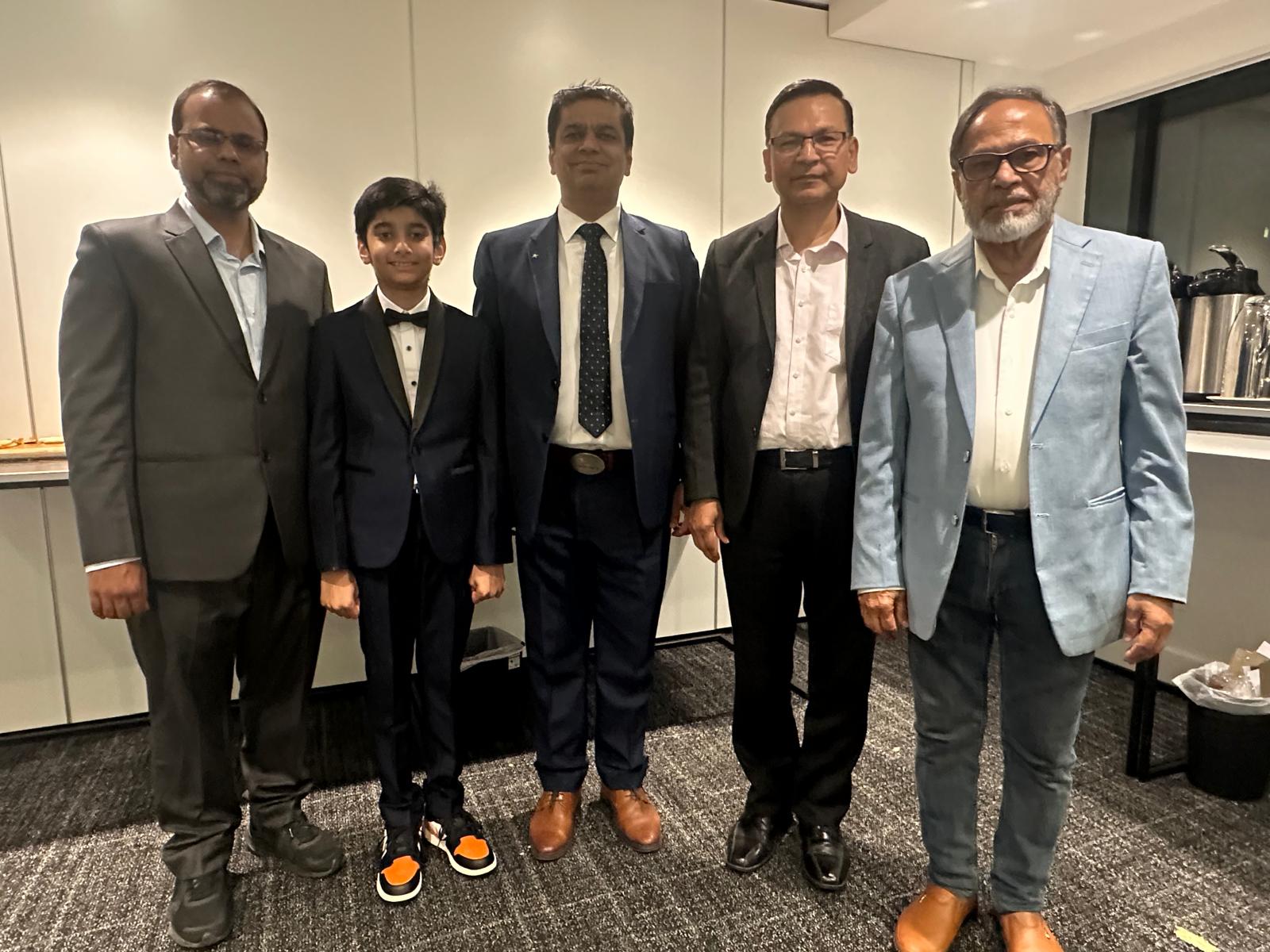 At the IEEE Annual General Meeting and function at the Rydges Hotel, Sydney