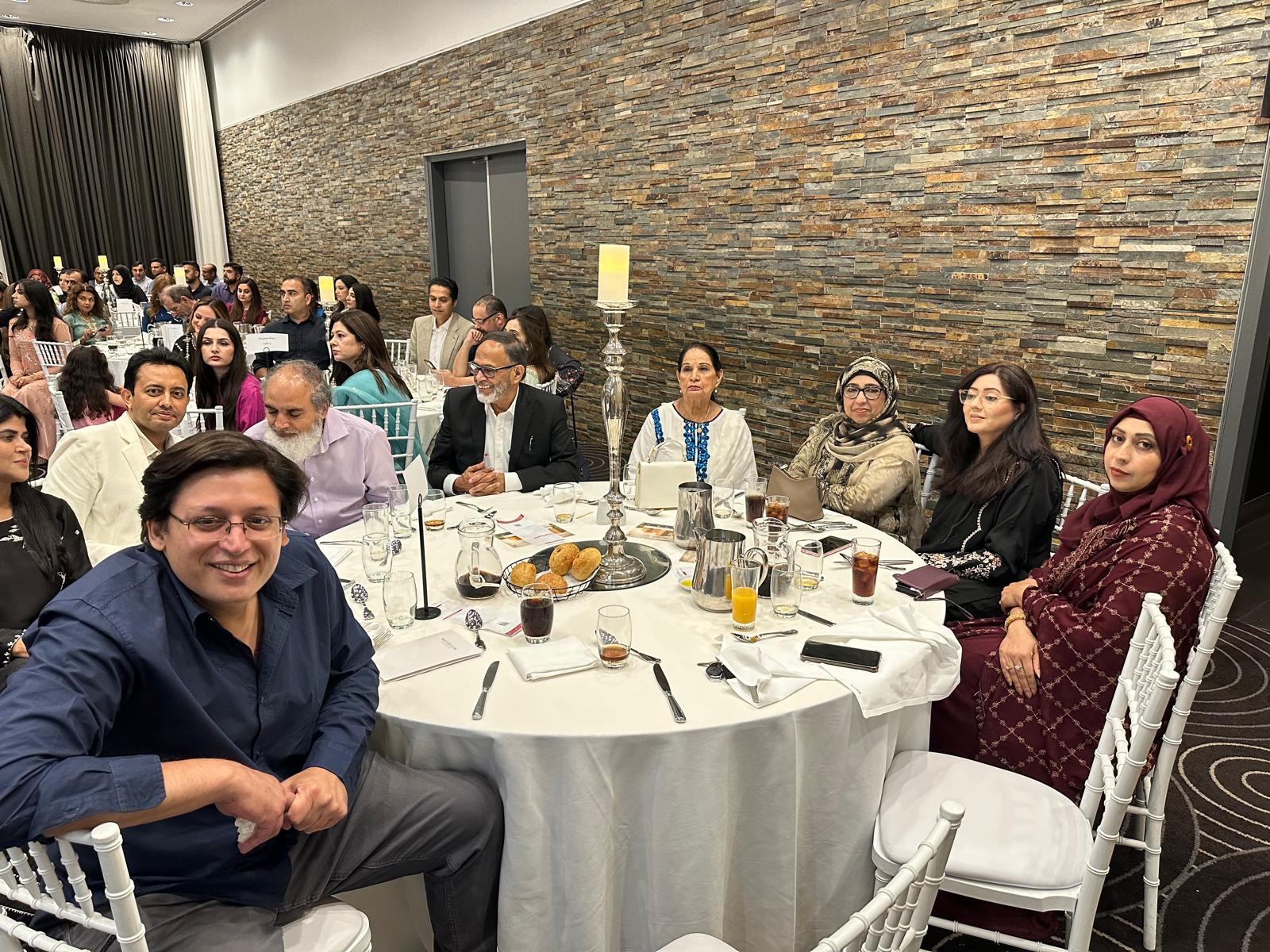 PAE families at the Shaukat Khanum fundraising evening