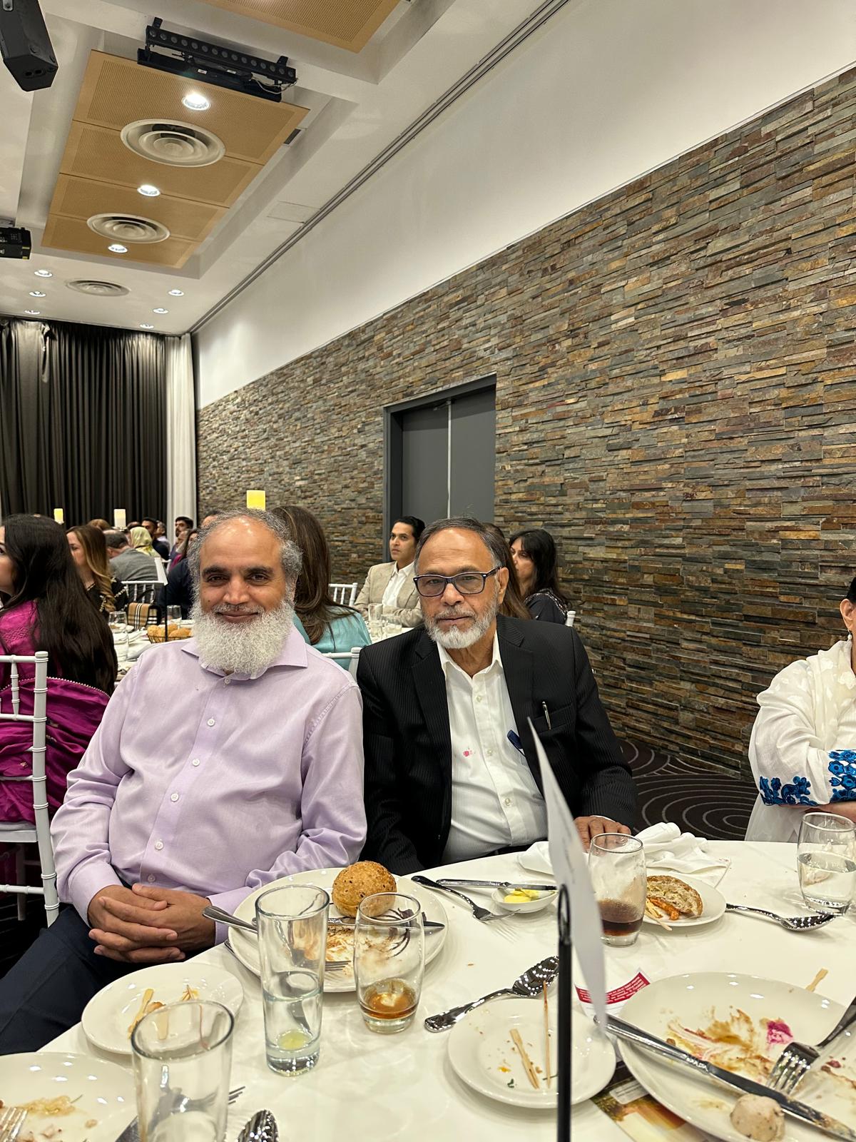 PAE members and their families at the Shaukat Khanum fundraising evening