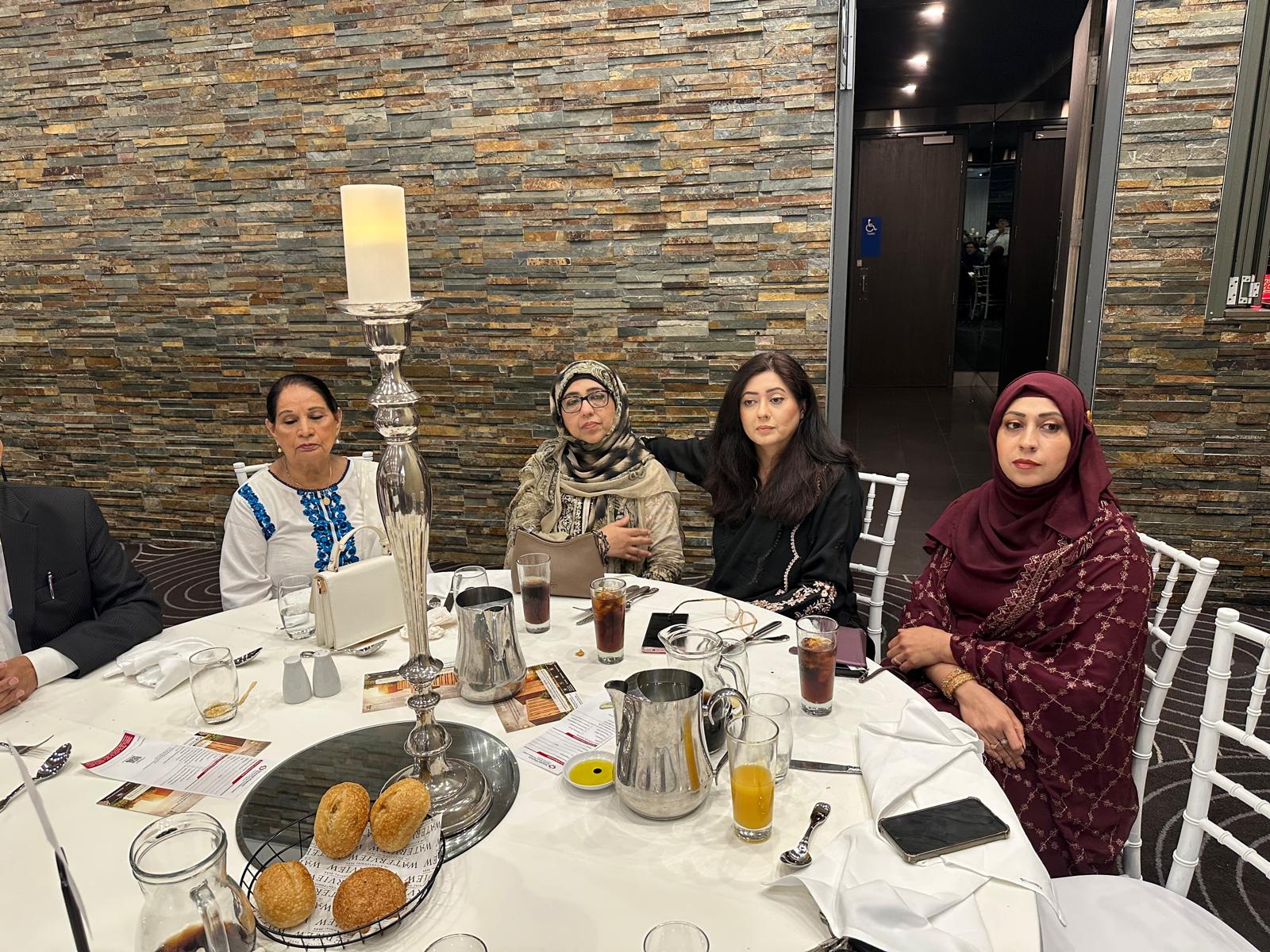 PAE members and their families at the Shaukat Khanum fundraising evening