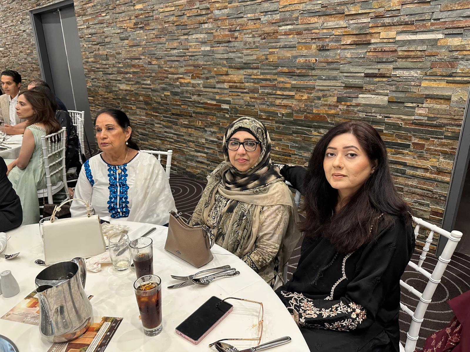 PAE members and their families at the Shaukat Khanum fundraising evening