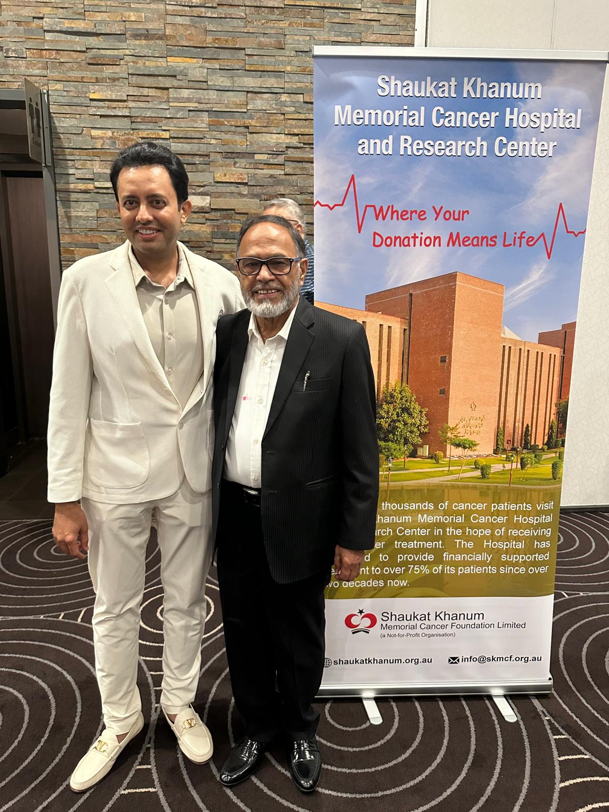 PAE members and their families at the Shaukat Khanum fundraising evening