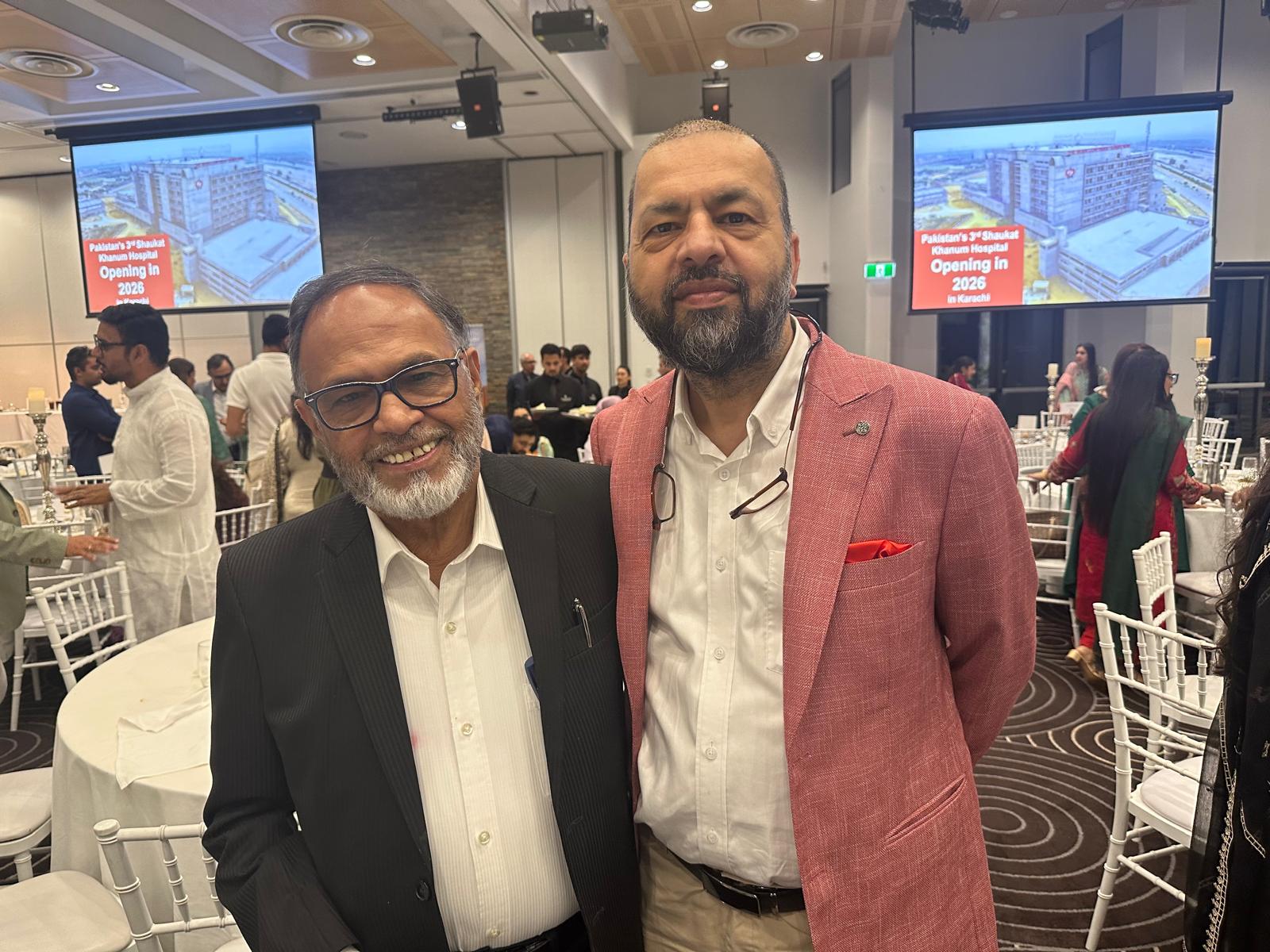 PAE members and their families at the Shaukat Khanum fundraising evening