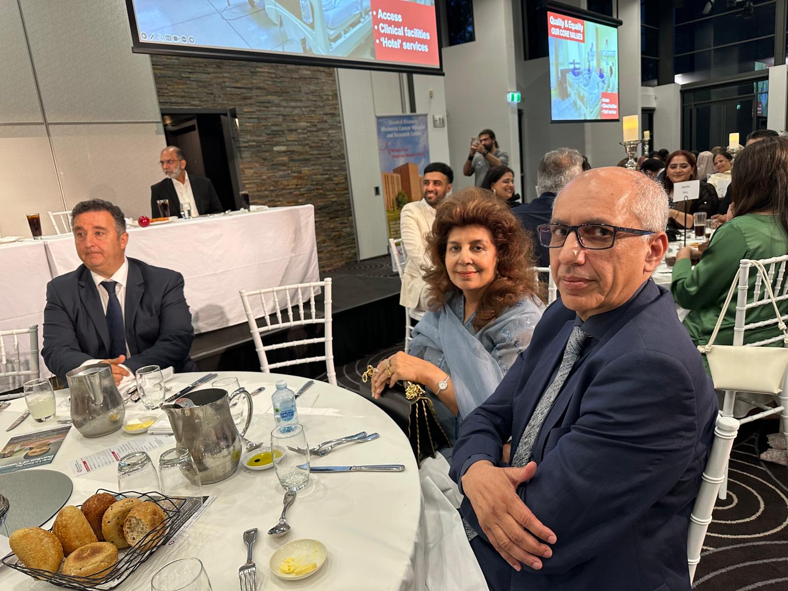 PAE members and their families at the Shaukat Khanum fundraising evening