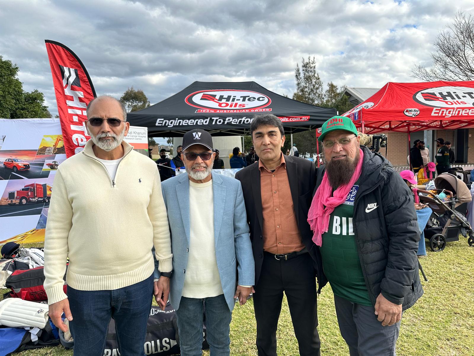 At the Cricket for a Purpose event organised by TDC with Shaukat Khanum, the Edhi Foundation and Indus Hospital